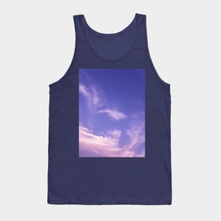 Tranquil evening clouds Tank Top